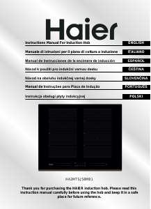 Manual Haier HA2MTSJ58MB1 Hob