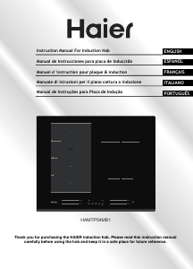 Manuale Haier HAMTP54MB1 Piano cottura