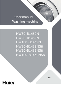 Manual Haier HW80-B1439NS8 Washing Machine