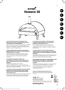 Bruksanvisning Mustang Vomero 16 Pizzaugn