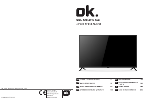 Manual OK ODL 42850FC-TAB LED Television