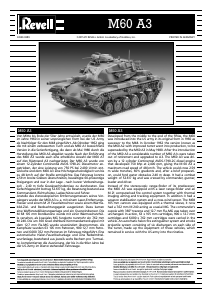 Manual Revell set 03140 Military M60 A3