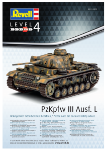 Manual Revell set 03251 Military PzKpfw III Ausf. L
