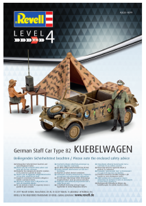 Manual Revell set 03253 Military Kuebelwagen