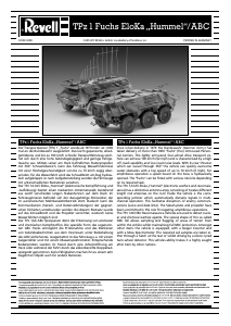 Manual Revell set 03139 Military TPz 1 Fuchs EloKa Hummel/ABC