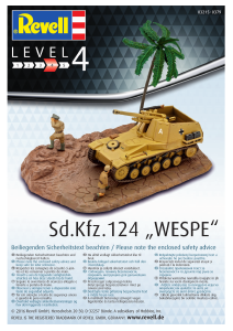 Manual Revell set 03215 Military Sd.Kfz. 124 Wespe
