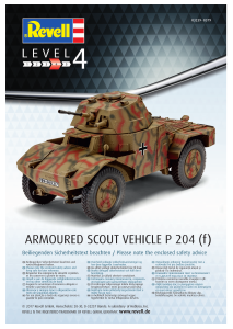 Manual Revell set 03259 Military Armoured Scout Vehicle P 204(f)