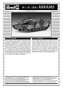 Manual Revell set 03112 Military M1 A1 (HA) Abrams
