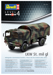 Manual Revell set 03257 Military LKW 5t mil gl
