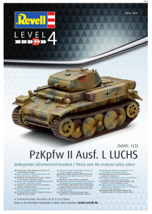 Manual Revell set 03266 Military PzKpfw II Ausf. L Luchs