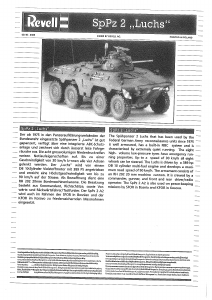 Manual Revell set 03118 Military SpPz 2 Luchs