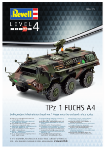 Manual Revell set 03256 Military TPz 1 Fuchs A4