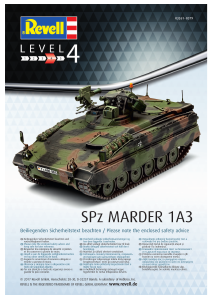 Manual Revell set 03261 Military SPz Marder 1A3