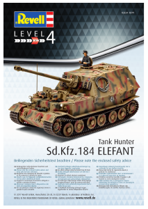 Manual Revell set 03254 Military Sd.Kfz. 184 Elefant