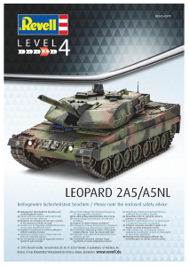 Manual Revell set 03243 Military Leopard 2A5/A5NL