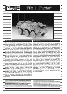 Manual Revell set 03114 Military TPz 1 Fuchs