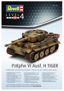 Manual Revell set 03262 Military PzKpfw VI Ausf. H Tiger