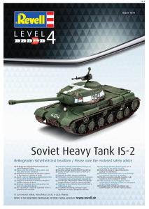Manual Revell set 03269 Military Soviet Heavy Tank IS-2