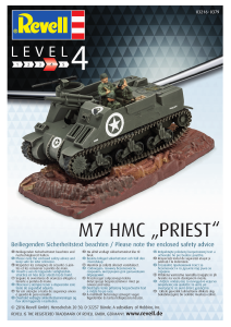 Manual Revell set 03216 Military M7 HMC Priest