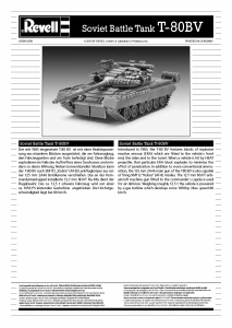Manual Revell set 03106 Military T-80BV