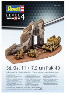 Manual Revell set 03252 Military Sd.Kfz/ 11+7.5cm PaK 40