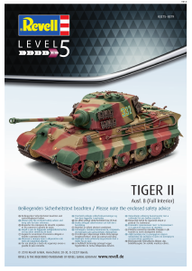Manual Revell set 03275 Military Tiger II