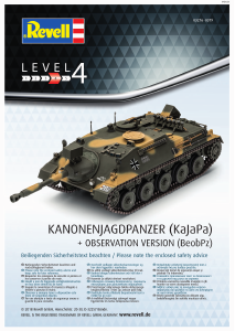 Manual Revell set 03276 Military Kanonenjagdpanzer
