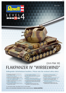 Manual Revell set 03267 Military Flakpanzer IV Wirbelwind