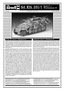 Manual Revell set 03173 Military Sd.Kfz. 151/1 Ausf. C