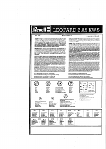 Manual Revell set 03105 Military Leopard 2 A5 KWS
