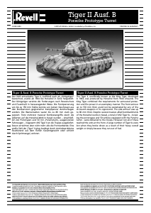 Manual Revell set 03138 Military Tiger II Asuf. B