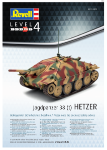 Manual Revell set 03272 Military Jegdpanzer 38(t) Hetzer