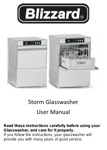 Manual Blizzard Storm 40 Glasswasher