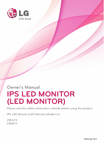 Manual LG 29EB73-P LED Monitor