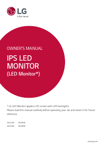 Manual LG 34UC88-B LED Monitor
