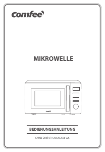 Manual Comfee CMSN 20DI SI Microwave