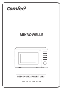 Manual Comfee CMSN 20 SI Microwave