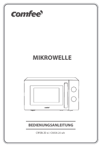 Manual Comfee CMSN 20 WH Microwave