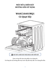 Manual Galanz W60C3A401MQ1 Dishwasher