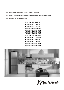 Handleiding Mastercook KGE-3416ZB Plus Fornuis