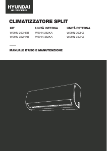Manuale Hyundai WSHN-262HKIT Condizionatore d’aria