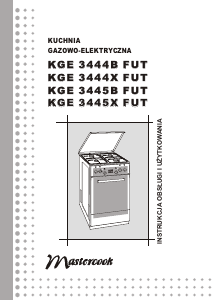 Instrukcja Mastercook KGE-3444B FUT Kuchnia