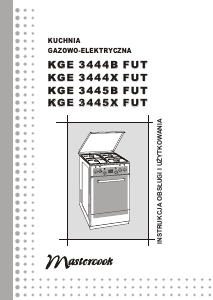 Instrukcja Mastercook KGE-3444X FUT Kuchnia