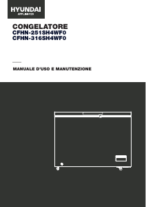 Manuale Hyundai CFHN-251SH4WF0 Congelatore