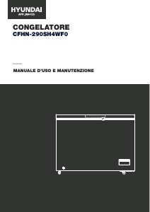 Manuale Hyundai CFHN-290SH4WF0 Congelatore