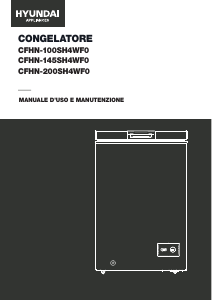 Manuale Hyundai CFHN-200SH4WF0 Congelatore