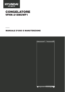 Manuale Hyundai VFHN-21SM3WF1 Congelatore