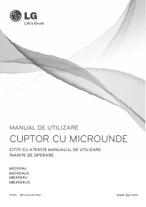 Manual LG MB-3924U Cuptor cu microunde