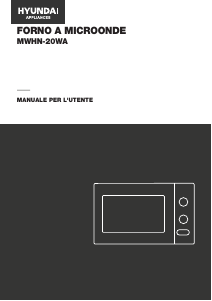 Manuale Hyundai MWHN-20WA Microonde