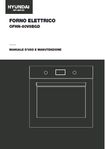 Manuale Hyundai OFHN-80V8BGD Forno